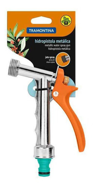 Pistola De Riego Metalica Tramontina Con Acople Rapido 0