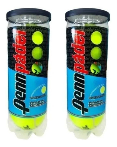 2 Tubos Pelotas Paddle Penn Padel +c 0