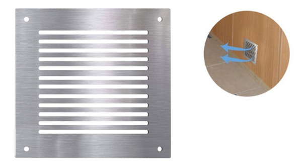 Rejillas Para Ventilación Muebles, Hogar Acero Inox. 10 X 10 0