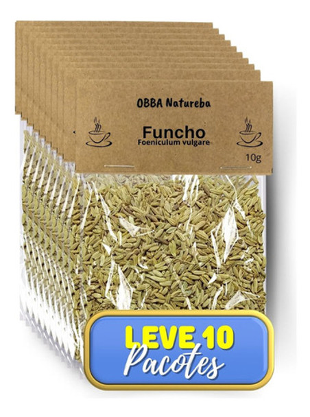 Leve 10 Funcho Semente P Chá Ideal Para Cha 0
