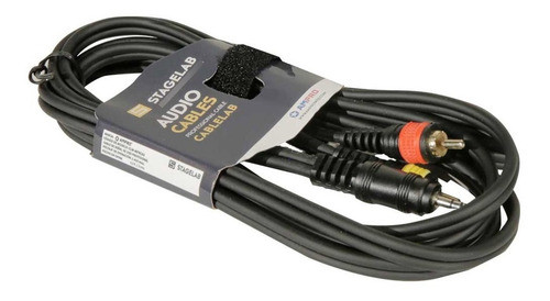 Cable Mini Plug A Rca 2m Ampro Stagelab Mp-rca-2m 0