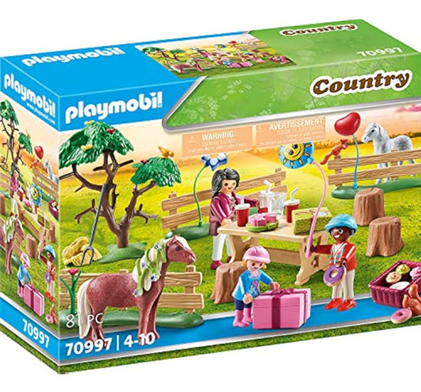 Playmobil Fiesta De Cumpleaños De Pony Farm 0