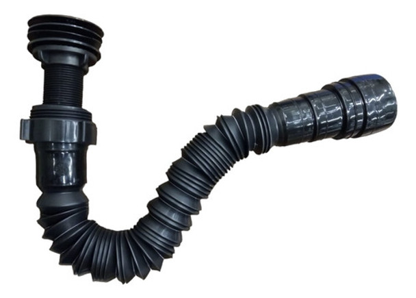 Sifón Negro Con Válvula Tip Top Negra 7/8  - Ferrejido 0