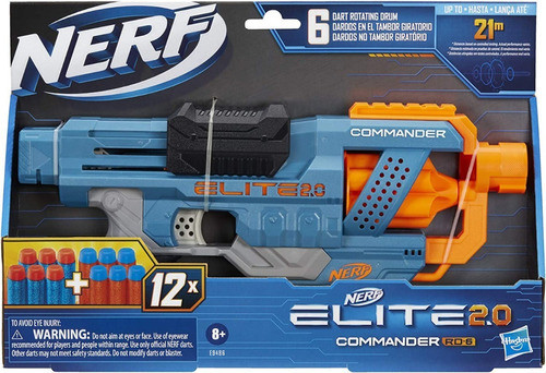 Lança Dardos Nerf Elite 2.0 Commander Rd-6 - E9486 - Hasbro 0