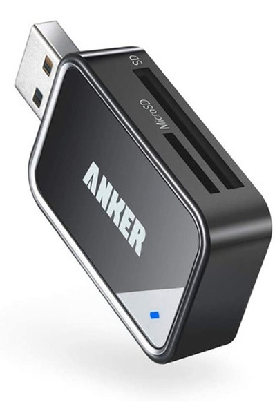 Leitor De Cartão Sd Anker 2 Em 1 Usb 3.0 Sdxc Sdhc Sd Mmc 0