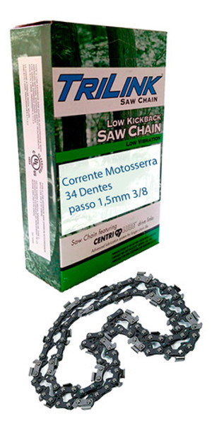 Corrente 34 Dentes Para Husqvarna 61 55 288 272 359 372 0