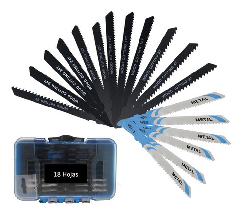 Kit De Accesorios Hoja Para Sierra Caladora Juego 18 Piezas 0
