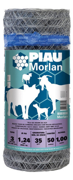 Tela Mangueirao 3 18x1,00x50m Piau Morlan 0