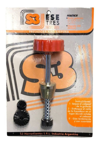 Fresadora Para Griferia, Canillas S3 3/8, 1/2, 3/4 0 Fresadora Para Griferia, Canillas S3 3/8, 1/2, 3/4 0