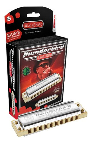 Hohner Inc M2011bxl-una Banda Armónica Thunderbird Armónica 0