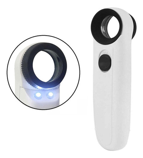 Mini Lupa Con Luz Led (ampliación 3x - 6x) Mg6b-1b 0