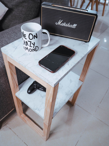 Mesa De Arrime, Organizador, Consola White Minimal Deco 0