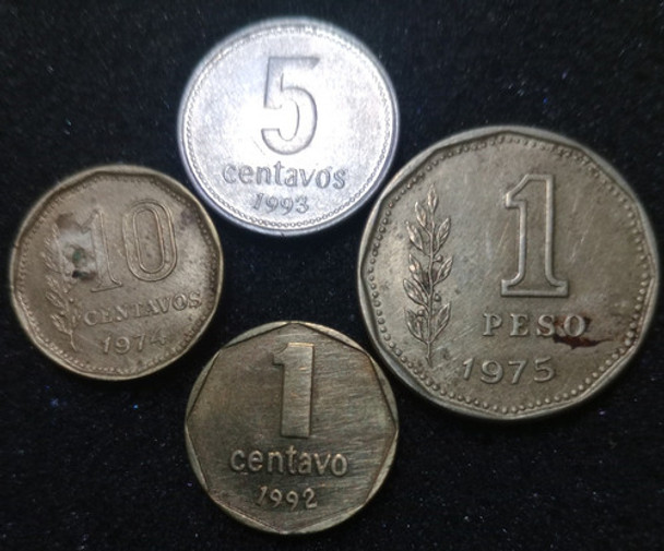 Monedas Argentina-varios Años-valores-precio X Lote - 8 0