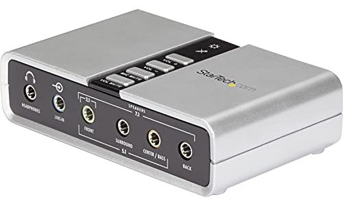 Placa D/sonido Ext. C/adaptador Audio Startech 7.1 Usb 0
