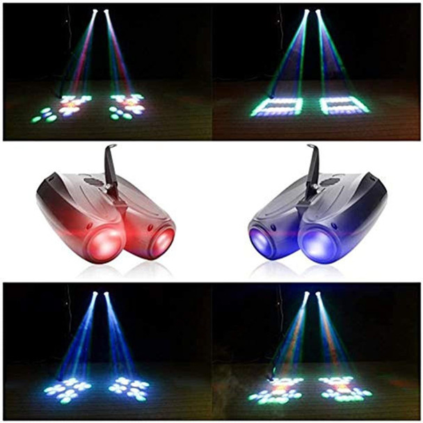 U`king Stage Dj Lights 128 Led Patrón Luz De Fiesta Activada 0