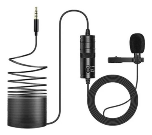 Microfone Lapela De Gravar Reuniao E Conteudo P2 P3 6m 0