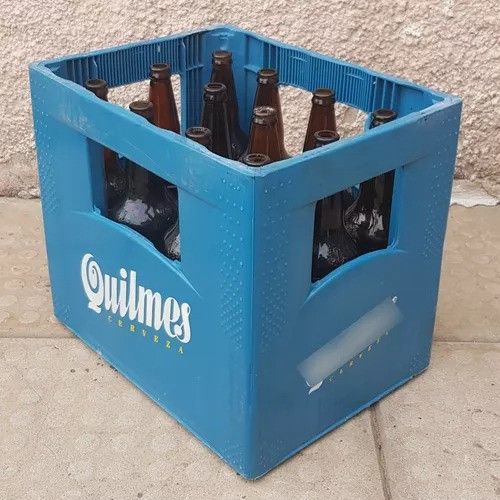 Cajon Con Botellas Vacias Quilmes 0