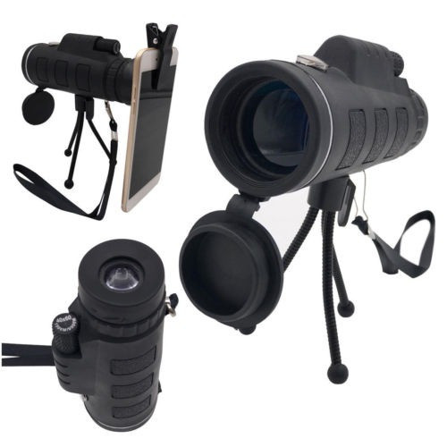 40 X 60 Zoom Hd Prisma Óptico Monocular Telescopio De Viaje 0