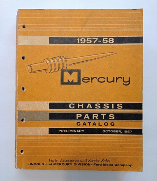Catalogo Mercury - Partes, Accesorios Y Servicio - 1957-58 0