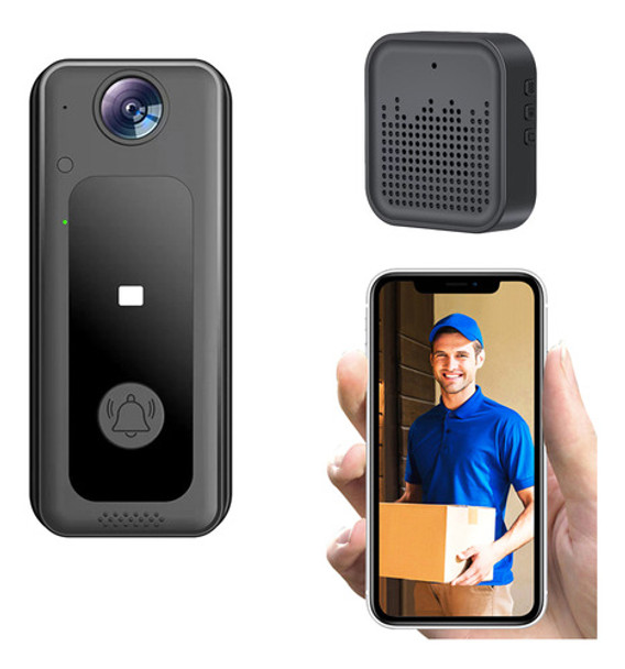 Câmera De Campainha Sem Fio Wifi Com Visão Noturna, Loja 0