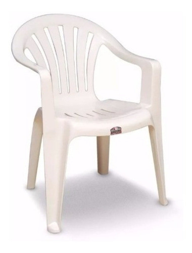 Sillón Verona Grande Colombraro Silla Plástica Apilable 0