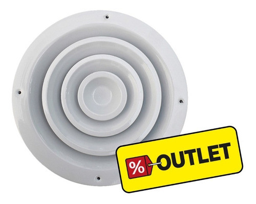 Difusor Redondo Diam 30 Cm (conexion Ducto Diam 25cm) Outlet 0
