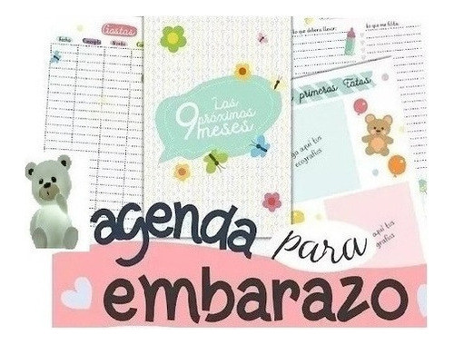 Kit Imprimible Agenda De Embarazo 0