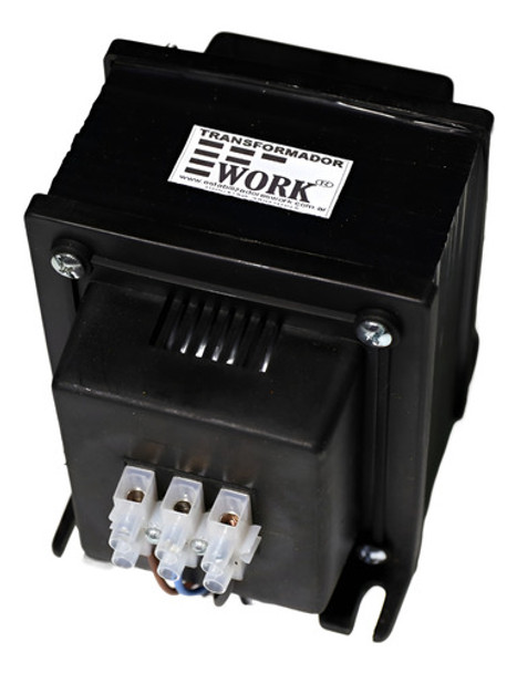 Transformador 220 Vca 12 Vca  50 W  Work  C/ Tapas Y Bornera 0