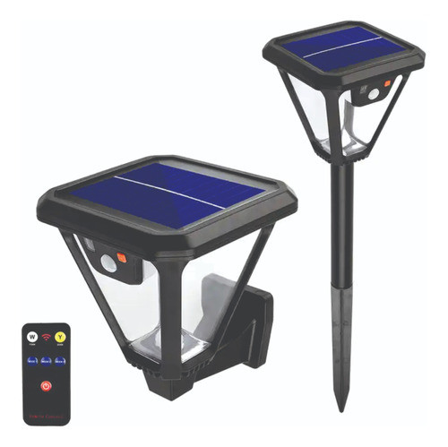 Farol Solar Opcion Estaca Con Sensor De Movimiento 0