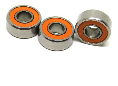 Kit Rolamentos De Cerâmica Shimano Caenan Cinza E Vermelho 0