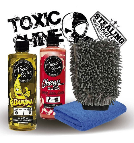 Toxic Shine | Kit Combo Lavado | Básico #01 | Shampoo + Cera 0