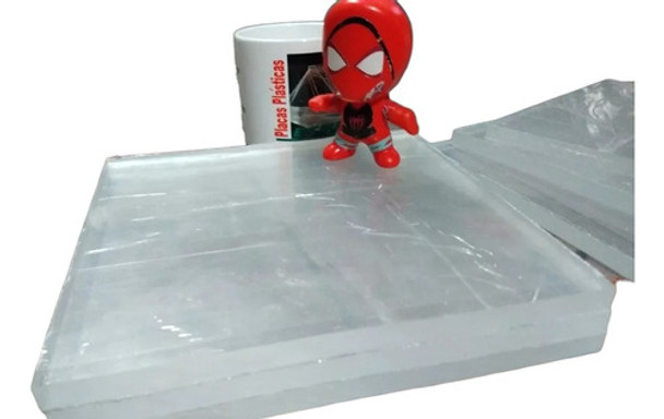 Acrílico Placas Transparente 300 Mm X 300 Mm X 15 Mm Grosor 0