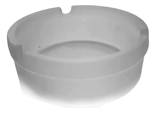 Cenicero De Vidrio Satinado Redondo  8cm 0