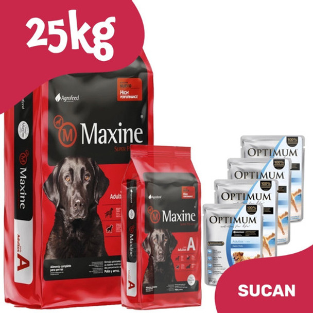 Alimento Maxine Adulto 21k + Promo -ver Foto- + Envío Gratis 0