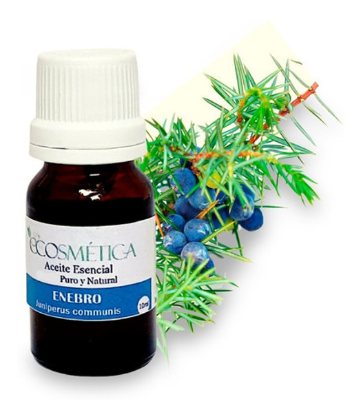Aceite Esencial Natural De Enebro Frasco 10 Ml Ecosmetica 0