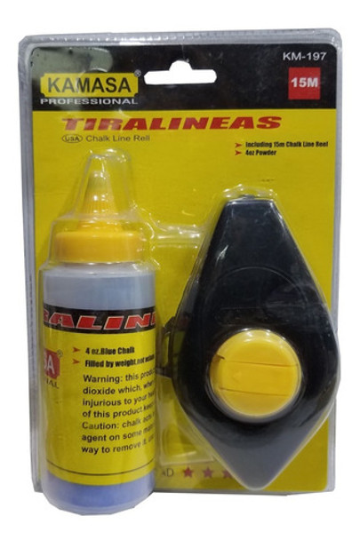 Tiralineas (chocla) 15 Metros Tarro De Tiza Kamasa Km-197 0 Tiralineas (chocla) 15 Metros Tarro De Tiza Kamasa Km-197 0