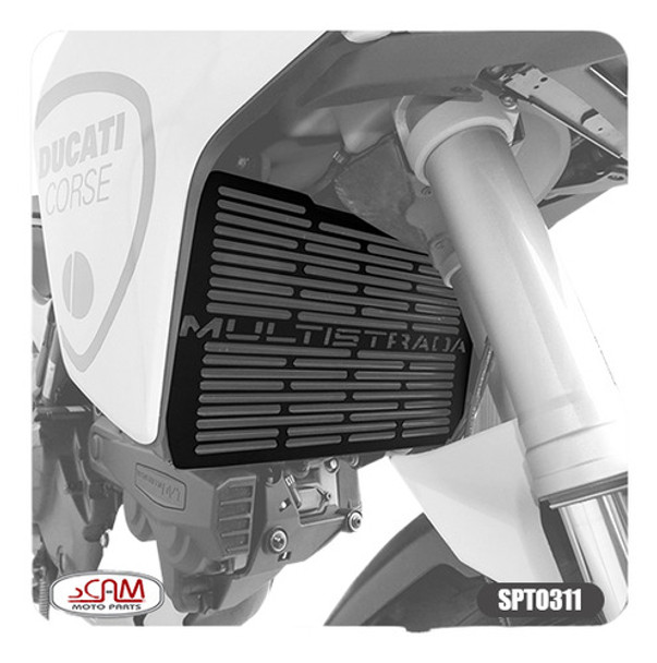 Protector Radiador Ducati Multistrada 1260 18+ Mk Motos #02 0 Protector Radiador Ducati Multistrada 1260 18+ Mk Motos #02 0