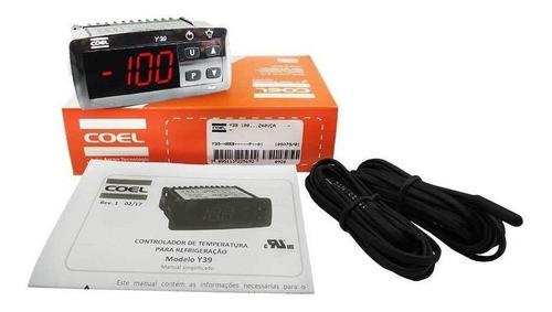 Controlador De Temperatura Refrigeração Coel Y39 100-240vca 0