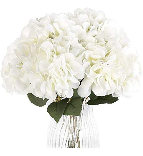 Louiesya Flores Artificiales Flores De Hortensias De Seda Co 0