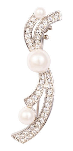 Broche Strass E Pérola Akasaki Brg8893 0