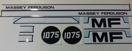 Juego De Calcos Para Tractor  Massey Ferguson 1075 0