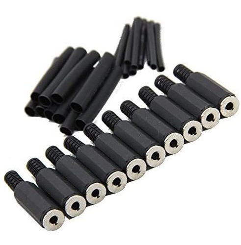 Adaptadores De Audio Ancable 3,5 Mm Trs, 10 Pack 0