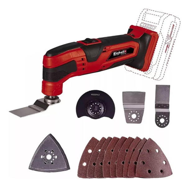 Sierra Multicortadora Einhell 18v Inalambrica + Accesorios 0