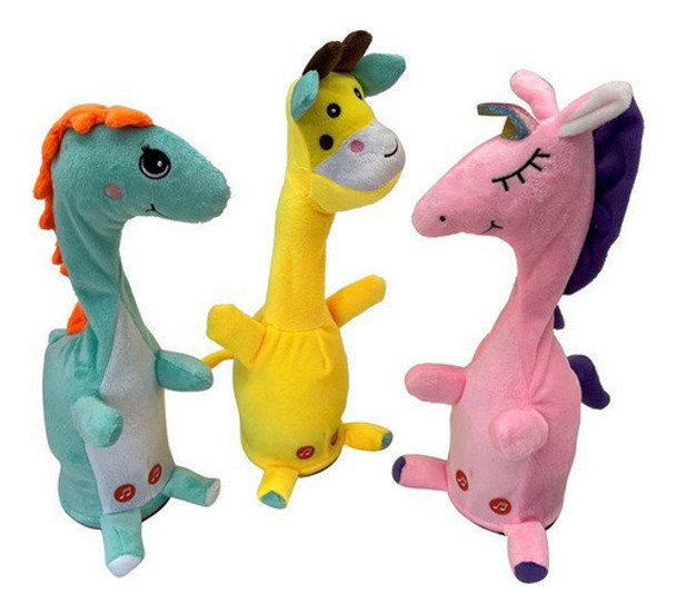Muñeco Peluche Bailarín Repite Sonido 0