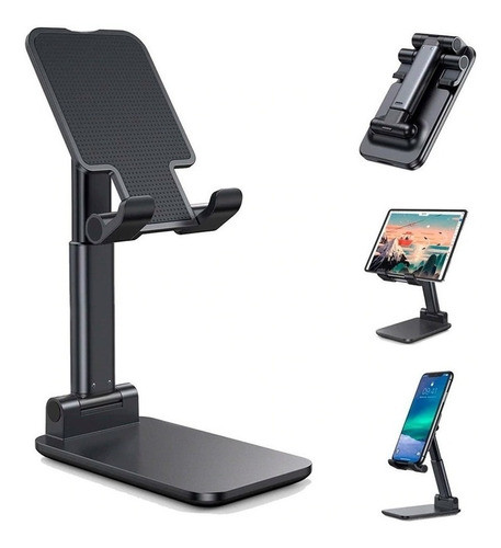 Suporte Para Cel Smartphone Mesa Universal Ajustável Luxo Or 0