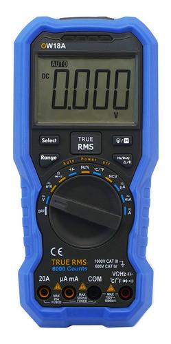 Multímetro Tester Digital+registrador Owon  Bluetooth Ow18b 0