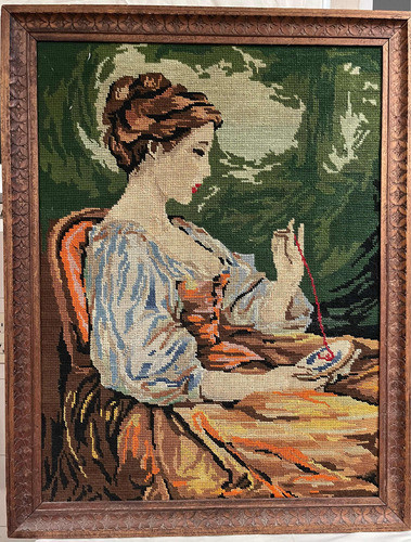 Cuadro Tejido Artesanal Mujer 0