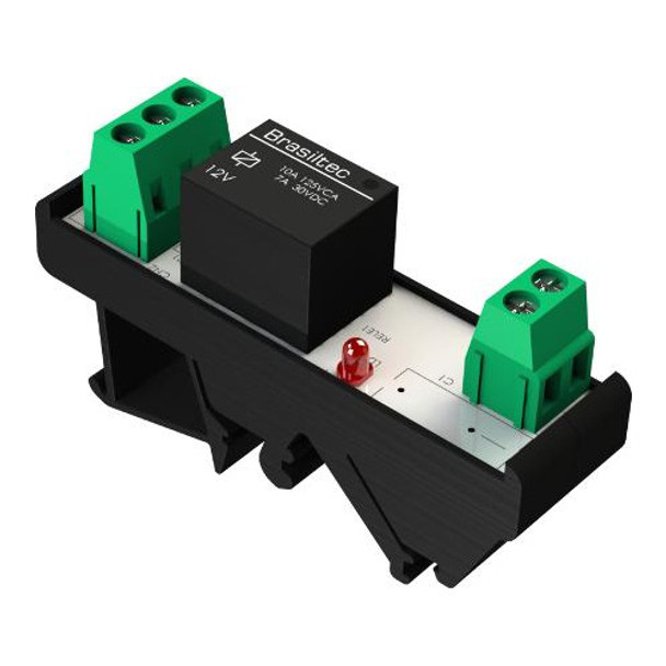 Kit C/ 2 Rele Acoplador 12v 1 Contato Reversivel 0