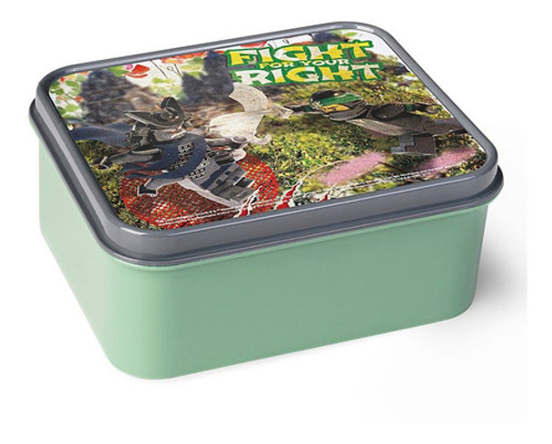 Lunchera Tupper Lego Ninjago Vianda Infantil Niña Niño 0
