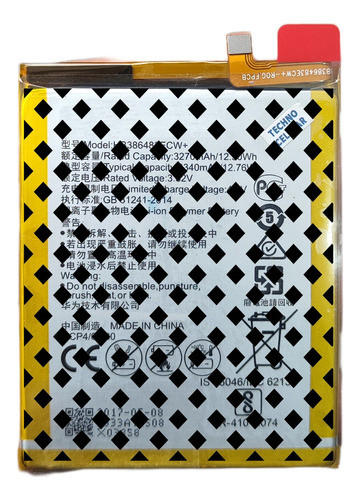 Bate Para Huawei Mate 9 Lite Hb386483ecw+ 100% Original 0